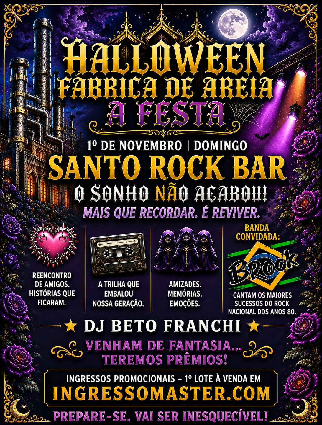 Halloween Fábrica de Areia - À Festa
