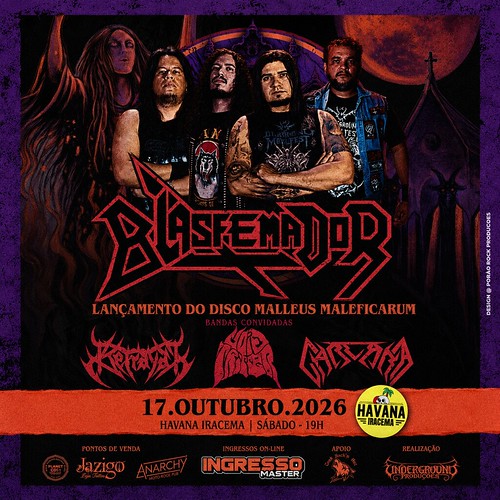 Blasfemador - Lançamento Malleus Maleficarum - Fortaleza/CE