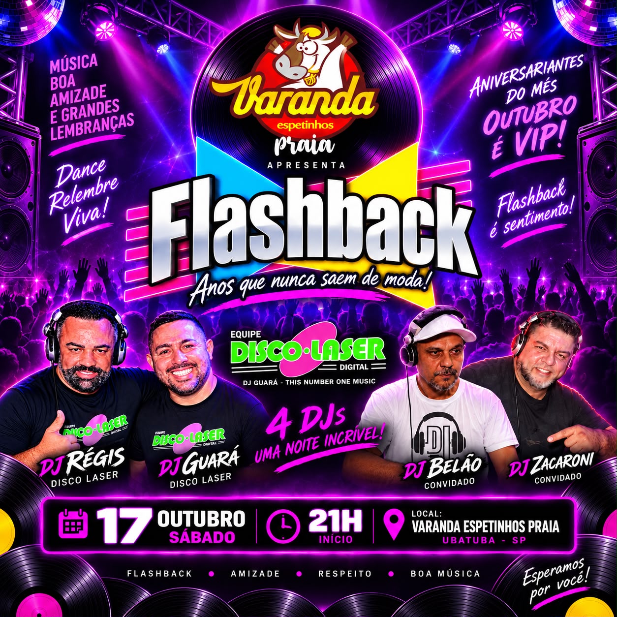 Varanda Flashback - 70, 80, 90 e 2000