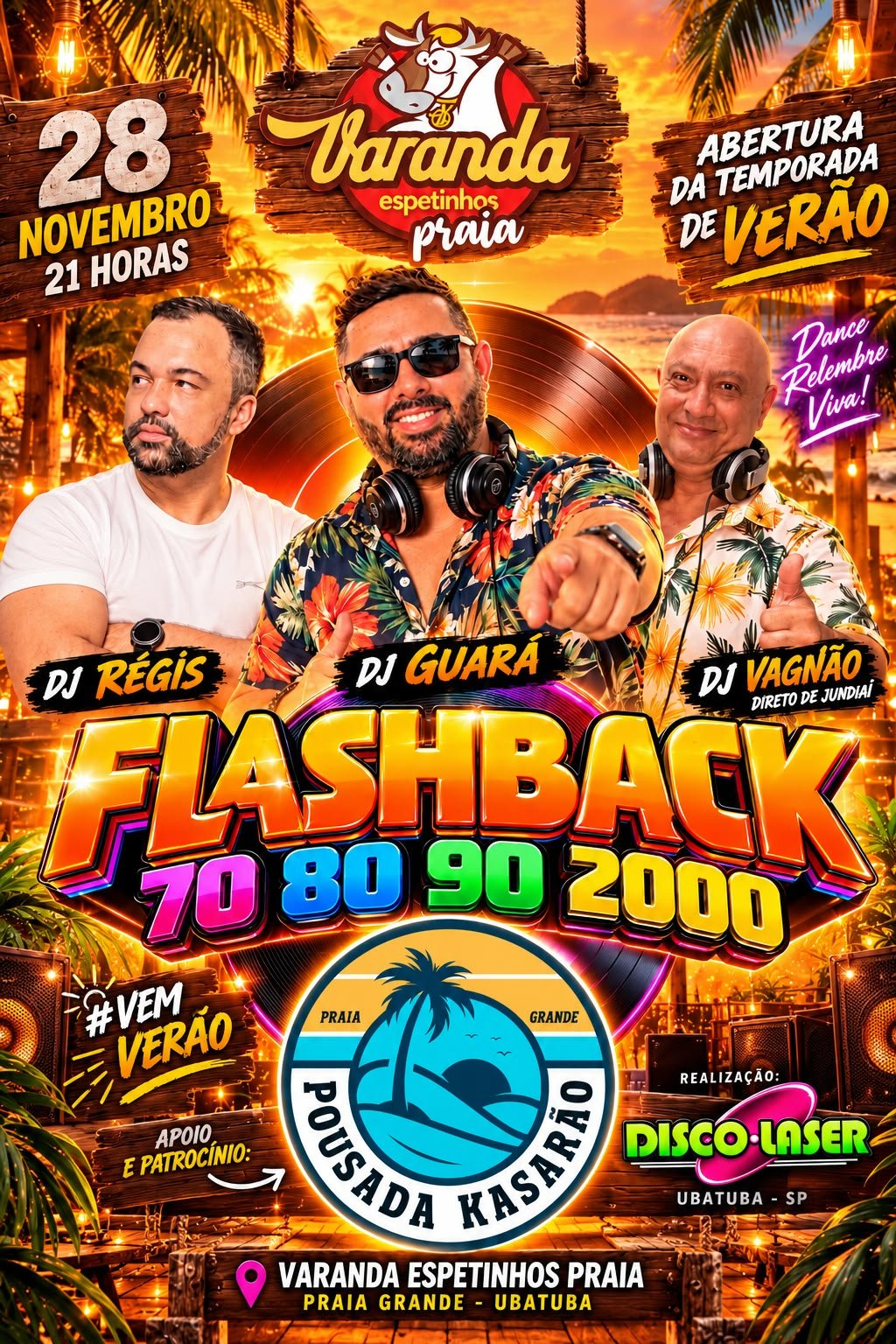 Varanda Flashback - 70, 80, 90 e 2000